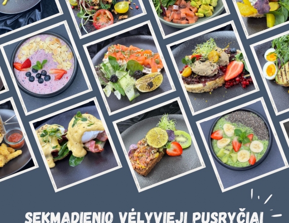 Naujas pusryčių valgiaraštis