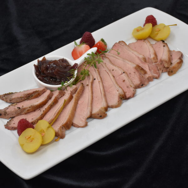 Anties filė užkandėlė su karamelizuotais svogūnais