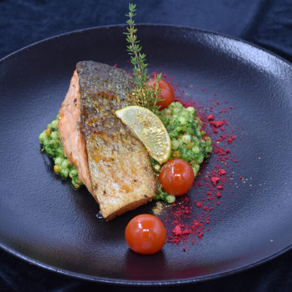 Grill lašišos kepsnys