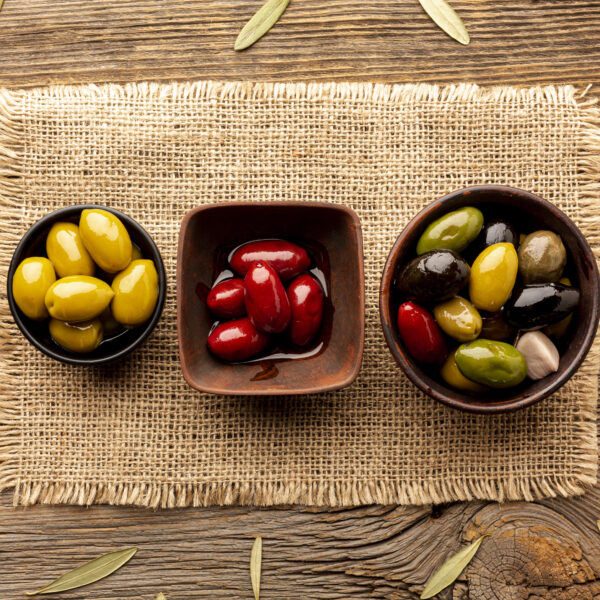 Ispaniškų alyvuogių rinkinys