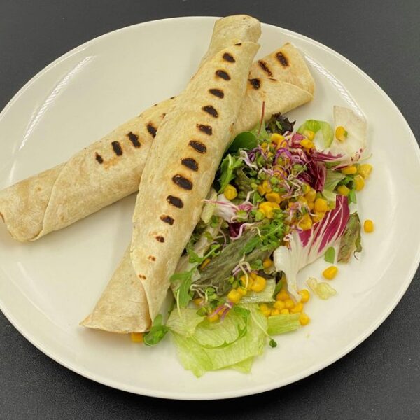 Tortilija su jautiena ir daržovėmis